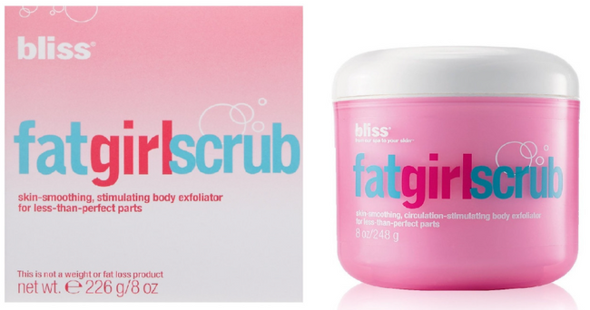 Bliss Fat Girl Scrub Skin Smoothing Stimulating Body Exfoliator 8oz