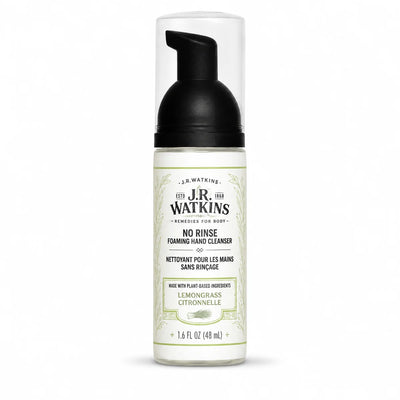 JRW-013 C3/T02-23A2 JR Watkins No Rinse Foaming Hand Cleanser Lemongrass