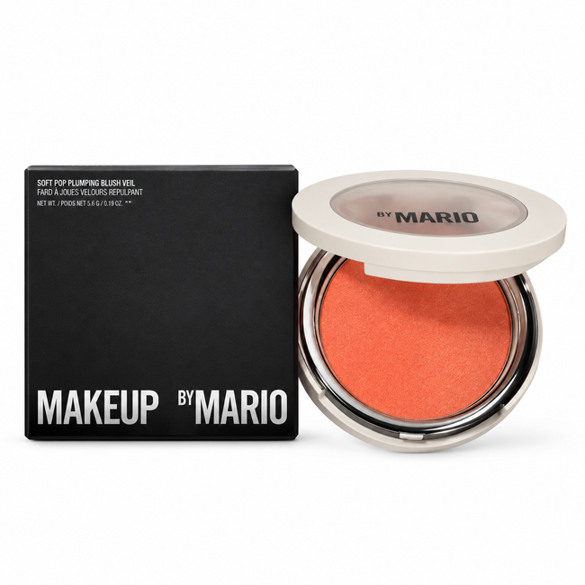 MBM-009 D5 Makeup By Mario Soft Pop Plumping Cream Blush Veil Just Peachy